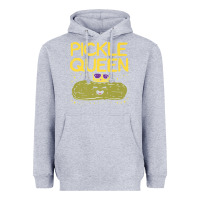 Heather Grey are you the pickle queen womens funny pickle gifts premium t shirt Heavyweight Hoodie - linhVisuals