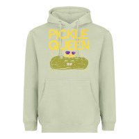 Matcha are you the pickle queen womens funny pickle gifts premium t shirt Heavyweight Hoodie - linhVisuals