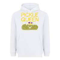 White are you the pickle queen womens funny pickle gifts premium t shirt Heavyweight Hoodie - linhVisuals