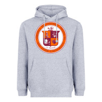 Heather Grey virginia tech seal Heavyweight Hoodie - linhVisuals