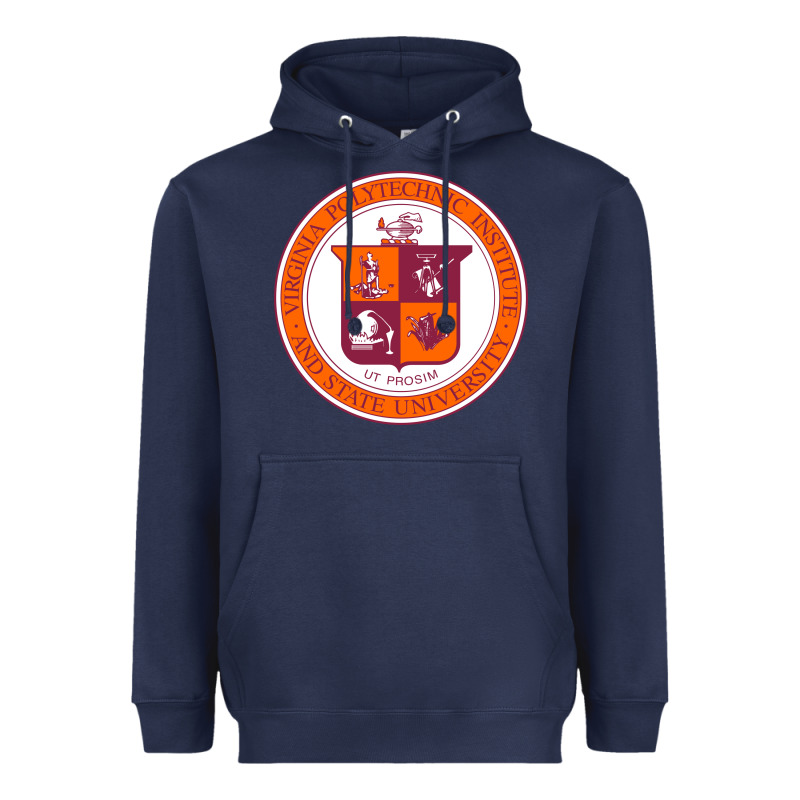 Virginia Tech Seal Heavyweight Hoodie by linhVisuals | Teevron