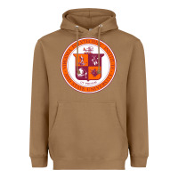 Toasted Coconut virginia tech seal Heavyweight Hoodie - linhVisuals