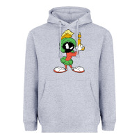 Heather Grey marvin the martian looney Heavyweight Hoodie - linhVisuals