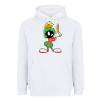 White marvin the martian looney Heavyweight Hoodie - linhVisuals