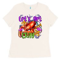 Let's Get Cray With Crawfish Olivia Ladies Tee | Teevron