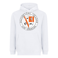 White college of occidental Heavyweight Hoodie - linhVisuals