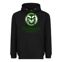 Black colorado state rams Heavyweight Hoodie - linhVisuals