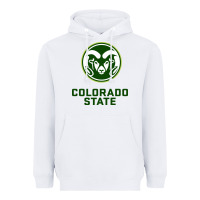 White colorado state rams Heavyweight Hoodie - linhVisuals