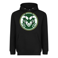 Black colorado state rams Heavyweight Hoodie - linhVisuals