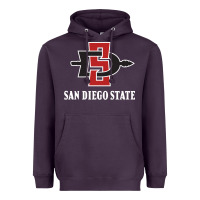 Plum san diego state aztecs Heavyweight Hoodie - linhVisuals