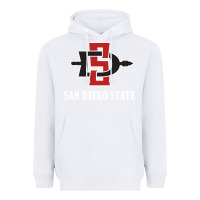 White san diego state aztecs Heavyweight Hoodie - linhVisuals