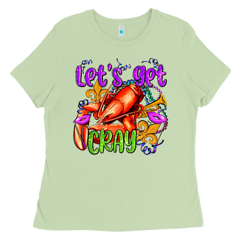 Let's Get Cray With Crawfish Olivia Ladies Tee by OliviaCreatesArt | Teevron