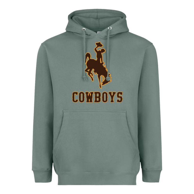 University Of Wyoming Cowboys Heavyweight Hoodie by linhVisuals | Teevron