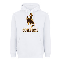 White university of wyoming cowboys Heavyweight Hoodie - linhVisuals
