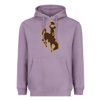 Lavender university of wyoming cowboys Heavyweight Hoodie - linhVisuals