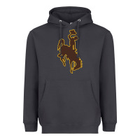 Smoke university of wyoming cowboys Heavyweight Hoodie - linhVisuals