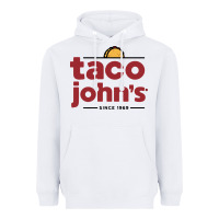 White taco john's Heavyweight Hoodie - linhVisuals