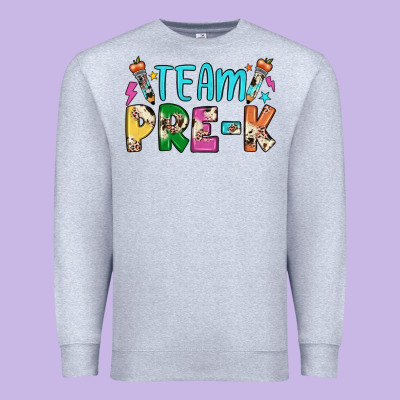Team Pre K Premium Sweatshirt Designed By Jahusdesignshop