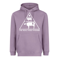 Lavender the real food pyramid carnivore Heavyweight Hoodie - linhVisuals