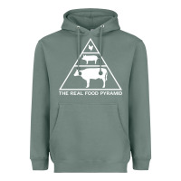 Sage the real food pyramid carnivore Heavyweight Hoodie - linhVisuals