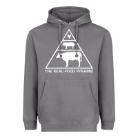Storm the real food pyramid carnivore Heavyweight Hoodie - linhVisuals