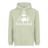 Matcha the real food pyramid carnivore Heavyweight Hoodie - linhVisuals