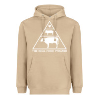 Mushroom the real food pyramid carnivore Heavyweight Hoodie - linhVisuals