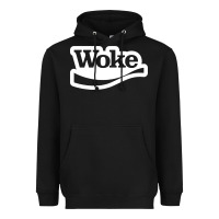 Black Woke Heavyweight Hoodie - linhVisuals