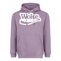Lavender Woke Heavyweight Hoodie - linhVisuals