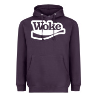 Plum Woke Heavyweight Hoodie - linhVisuals
