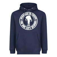 Wounded Warrior No One Left Behind War Veteran Heavyweight Hoodie | Teevron