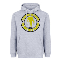 Heather Grey Wounded Warrior No One Left Behind War Veteran Heavyweight Hoodie - linhVisuals