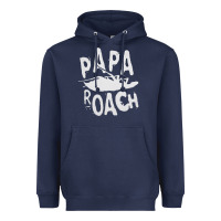 Navy papa roach Heavyweight Hoodie - linhVisuals