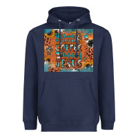 Navy all i need is a little bit of coffee and o whole lot of jesus Heavyweight Hoodie - JahusDesignShop