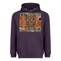 Plum all i need is a little bit of coffee and o whole lot of jesus Heavyweight Hoodie - JahusDesignShop