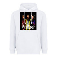 White The warning Heavyweight Hoodie - linhVisuals