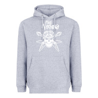 Heather Grey The warning Amazing Heavyweight Hoodie - linhVisuals
