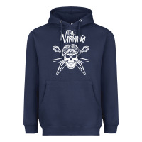 Navy The warning Amazing Heavyweight Hoodie - linhVisuals