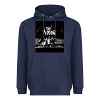 Navy The warning Tour Heavyweight Hoodie - linhVisuals