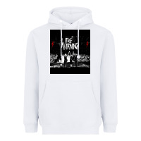 White The warning Tour Heavyweight Hoodie - linhVisuals