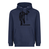 Navy cool unique sasquash sasquatch and squash bigfoot t shirt Heavyweight Hoodie - linhVisuals