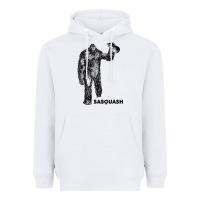 White cool unique sasquash sasquatch and squash bigfoot t shirt Heavyweight Hoodie - linhVisuals