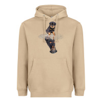 Mushroom rottweiler reflection t shirt funny father's day dog gifts Heavyweight Hoodie - linhVisuals