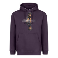 Plum rottweiler reflection t shirt funny father's day dog gifts Heavyweight Hoodie - linhVisuals