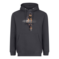 Smoke rottweiler reflection t shirt funny father's day dog gifts Heavyweight Hoodie - linhVisuals