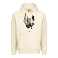 Sandshell wyandotte rooster Premium Hoodie - LillyAllenDesigns