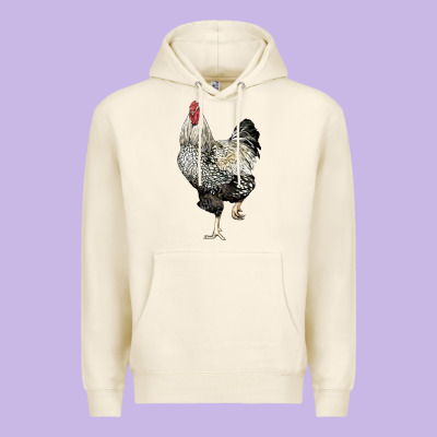 Wyandotte Rooster Premium Hoodie Designed By Lillyallendesigns