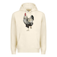 Tofu wyandotte rooster Premium Hoodie - LillyAllenDesigns