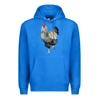 True Royal wyandotte rooster Premium Hoodie - LillyAllenDesigns