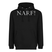 Black narf Heavyweight Hoodie - linhVisuals